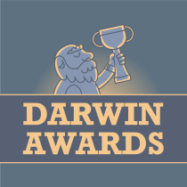 Infografía Darwin Awards Museo Memorial . Un proyecto de Diseño, Ilustración y Diseño gráfico de Digory Bas - 16.02.2021