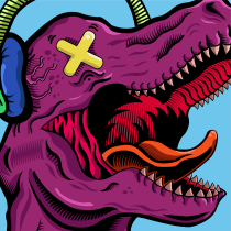 Crazy Rexy. Vector Illustration project by Rafael Chaves Sevilla - 02.19.2021