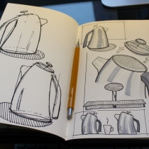 My project for a stovetop kettle. Un proyecto de Diseño de producto de josephcpeters - 19.02.2021