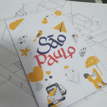 Minha cidade é São Paulo - Brasil!. Calligraph project by Anderson Amorim - 01.31.2021