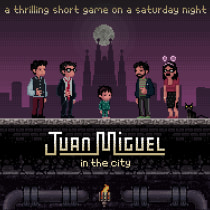 Proyecto final: Videojuego Juan Miguel in the City. Un proyecto de Animación de personajes, Videojuegos, Pixel art y Desarrollo de videojuegos de Jaime - 28.02.2021