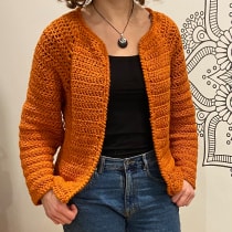 Mi primera chaqueta top down. Crochet project by Belén Tralará - 03.07.2021