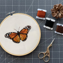 Mi Proyecto del curso: Técnicas de bordado realista. Embroider project by Carla - 03.12.2021