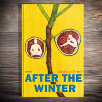 Book cover; After the winter. Ilustração, e Tipografia projeto de Edith van Zutven - 14.03.2021