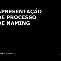 Meu projeto do curso: Naming: a arte da criação de nomes. Naming project by Matheus Godoy - 03.15.2021