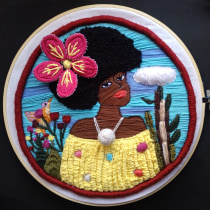 La Perla del Caribe. Embroider project by Núria ArFor - 03.24.2021