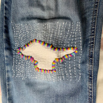 My project in Embroidery: Clothing Repair course. Embroider project by uli.merker - 04.05.2021