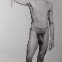 My project in Realistic Human Figure Drawing course. Un proyecto de Ilustración tradicional, Bellas Artes, Bocetado, Dibujo a lápiz, Dibujo, Dibujo realista y Dibujo anatómico de Marwan Gamal - 09.04.2021