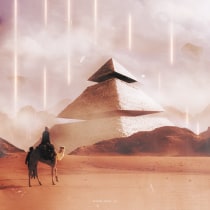 Unknow Desert. Un proyecto de Diseño gráfico, Collage, VFX, Retoque fotográfico y Creatividad de Worked By - 15.04.2021