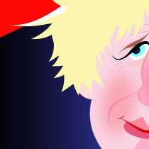  Boris Johnson. Vector Illustration project by Ricardo Santiago Bresciani - 04.15.2021