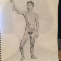 Mi Proyecto del curso: Dibujo realista de la figura humana Ein Projekt aus dem Bereich Anatomische Zeichnung von Nayely Ortega - 16.04.2021