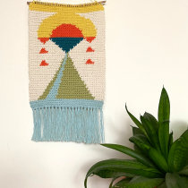 My project in Intarsia Crochet: Craft Your Own Tapestry course. Un proyecto de Diseño, Artesanía, Diseño gráfico, Decoración de interiores y Crochet de Elif Kilic - 17.04.2021