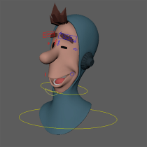 Mi Proyecto del curso: Rigging: articulación facial de un personaje 3D. Un projet de Développement de jeux vidéo de Gadiel White - 20.04.2021