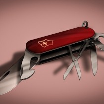 Swiss Knife. Design, Product Design, Sketching, Drawing, and Sketchbook project by Leonardo Yáñez - 03.23.2021