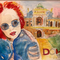 My project in Artistic Watercolor Sketching: Dare to Express Your Ideas course. Brush Painting project by Liana Musatova - 04.28.2021