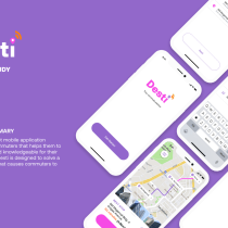 Desti UX Case Study Project. Un proyecto de UX / UI, Diseño de producto, Diseño mobile y Diseño de apps de Nathan Santos - 26.04.2021