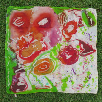 Mi Proyecto del curso: Técnicas de pintura en seda. Un proyecto de Artesanía de Rosa Martin Fernandez - 05.04.2021