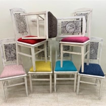 Colección Alegoría: transformación de sillas para una nueva vida. Design de interiores projeto de Cristina Herranz Zentarski - 15.05.2021