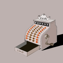 Meu projeto do curso: Vaccine Machine - the power of money. Traditional illustration, Animation, Digital Illustration, and Narrative project by Marisa Mondadori - 05.20.2021
