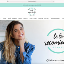 Tienda Online TeloRecomiendo. Web Design, Desenvolvimento Web, Marketing digital, e E-commerce projeto de Jessica Trigo Orellana - 31.05.2021