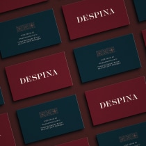 DESPINA Woman Fashion Brand. Br, ing, Identit, Graphic Design, and Logo Design project by Violet Jabayeva - 06.09.2021