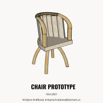 My project in Design and Conceptualization of a Chair course. Un proyecto de Diseño, creación de muebles					, Diseño industrial y Diseño de producto de Kristýna Hrášková - 18.06.2021