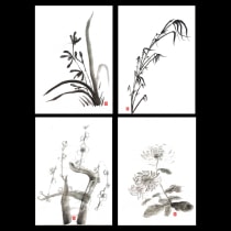 Mi Proyecto del curso: Introducción a la pintura sumi-e. Un proyecto de Ilustración tradicional, Dibujo e Ilustración con tinta de andi - 22.06.2021