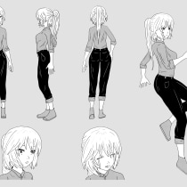 Mi Proyecto del curso: Dibujo de personajes manga desde cero. Un proyecto de Ilustración, Diseño de personajes, Cómic, Dibujo a lápiz, Dibujo y Manga de Rodrigo Valle Del Aguila - 23.06.2021