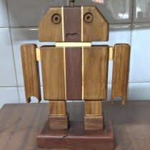 Meu projeto do curso: Marcenaria lúdica: crie toy arts de madeira. Um projeto de Design de personagens, Escultura, Design de brinquedos, To, Art e Marcenaria de Rovilson de Figueiredo - 24.06.2021