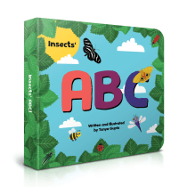 Insect's ABC Children's book! . Un proyecto de Diseño editorial, Ilustración vectorial, Ilustración digital, Ilustración infantil y Narrativa de Tanya Gupta - 05.07.2021