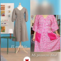 Mi Proyecto del curso: Máquina de coser para principiantes: crea tu primer vestido. Fashion, Fashion Design, Sewing, and DIY project by Celeste Jazz - 07.03.2021