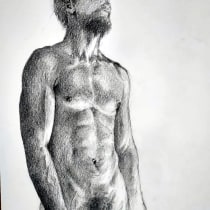 My project in Dynamic Figure Drawing course. Fine Arts, Sketching, Pencil Drawing, Drawing, and Realistic Drawing project by marco.piccinni.mp - 07.14.2021