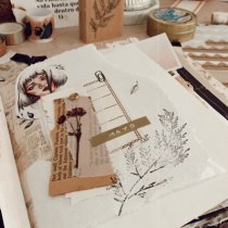 Mi Proyecto del curso:  Bullet journal creativo: planificación y creatividad . Un proyecto de Ilustración, Bellas Artes, Collage, Caligrafía, Lettering, Creatividad, Dibujo, H y lettering de Anabel Frances - 20.07.2021