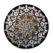 My project in The Art of Mandala Drawing: Create Geometric Patterns course. Un proyecto de Dibujo e Ilustración con tinta de Lenka Otevřelová - 11.08.2021
