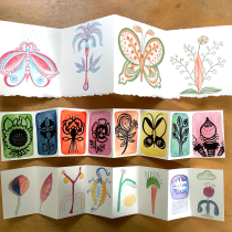 Accordion Books and Collage Explorations. Un proyecto de Diseño, Ilustración tradicional, Bellas Artes, Pintura, Creatividad, Creatividad con niños y Sketchbook de Aijung - 25.08.2021