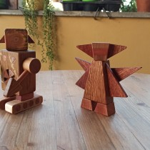 My final project: Falegnameria ludica: create wooden art toys. Design de personagens, Escultura, Design de brinquedos, To, Art, e Marcenaria projeto de Marco Bellaveglia - 03.09.2021