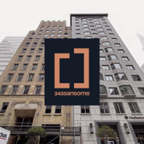 343 Sansome St • Commercial Property Branding. Art Direction, Br, ing, Identit, and Graphic Design project by Neko - 07.08.2021