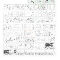 My project in Introduction to Storyboarding course. Traditional illustration, Art Direction, Audiovisual Production, Digital Illustration, Stor, board, Concept Art, and Digital Drawing project by Maria Halynska - 09.05.2021