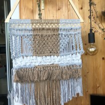 My project in Introduction to Macramé: Creation of a Decorative Tapestry course. Accessor, Design, Arts, Crafts, Interior Design, Decoration, Fiber Arts, and Macramé project by Diana Klimchuk - 09.03.2021