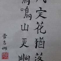 My project in Introduction to Chinese Calligraphy course. Calligraph, Brush Painting, and Brush Pen Calligraph project by Regina Raycheva - 09.11.2021