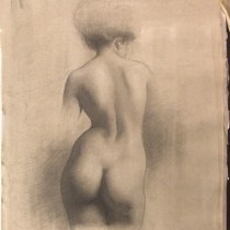 Vanderpoel study in Dynamic Figure Drawing course. Fine Arts, Sketching, Pencil Drawing, Drawing, and Realistic Drawing project by cata94rom - 09.15.2021