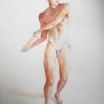 My project in The Human Figure in Watercolor course. Un proyecto de Ilustración, Bellas Artes, Pintura, Pintura a la acuarela, Dibujo realista y Dibujo anatómico de hmmlee - 18.09.2021
