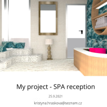 My project in Designing Architectural Mock-ups with SketchUp and V-Ray course. Un projet de Design , 3D, Modélisation 3D, Conception 3D , et Conception numérique de Kristýna Hrášková - 25.09.2021