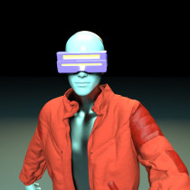 Kaneda . Un proyecto de 3D, Modelado 3D, Diseño de personajes 3D y Diseño 3D de Matthew Perez - 23.09.2021