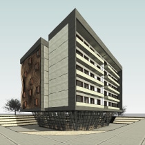 Edificios paramétricos con Revit. Un proyecto de 3D, Arquitectura, Arquitectura interior, Modelado 3D, Arquitectura digital y Visualización arquitectónica de Sergio Salamanca - 01.09.2021