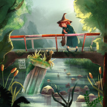 Clementine's project in Fantastical Illustrations with Procreate course. Illustration, Digital Illustration, and Digital Drawing project by clementinapetrova - 10.12.2021