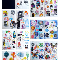 My project in Illustration Techniques to Unlock your Creativity course. Un proyecto de Diseño, Ilustración, Bellas Artes, Pintura, Creatividad, Creatividad con niños y Sketchbook de Natasa Knezevic - 19.10.2021