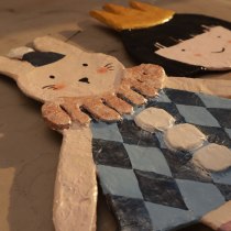 Mi Proyecto del curso: Papel maché para principiantes: esculpe un personaje colorido. Un projet de Conception de personnages, Conception de jouets , et Art to de Tere Notta - 26.10.2021
