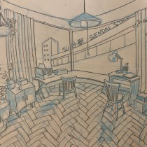Artistic Perspective: Interior Spaces from Your Point of View  course. Traditional illustration, Architecture, Drawing, and Architectural Illustration project by satanic_bread - 12.02.2021