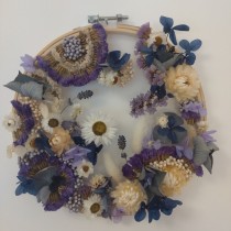 My project in Tulle Embroidery with Natural Flowers and Plants course. Un proyecto de Bordado, DIY, Diseño floral y vegetal de Gha Bie - 04.12.2021